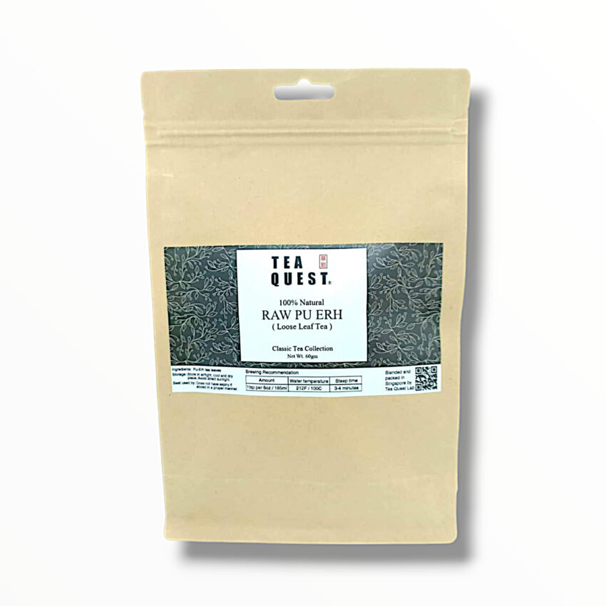 Tea Quest Raw Pu Erh Loose Leaf Tea